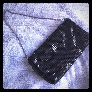 Black sequin bag